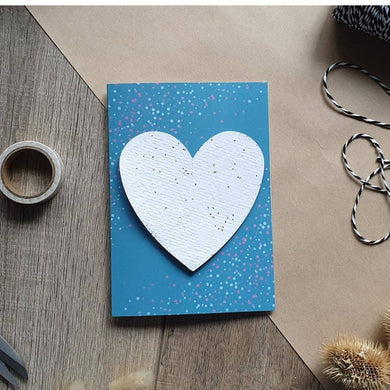 Living Card - Pack of 10 - Heart - aunty-amys.myshopify.com