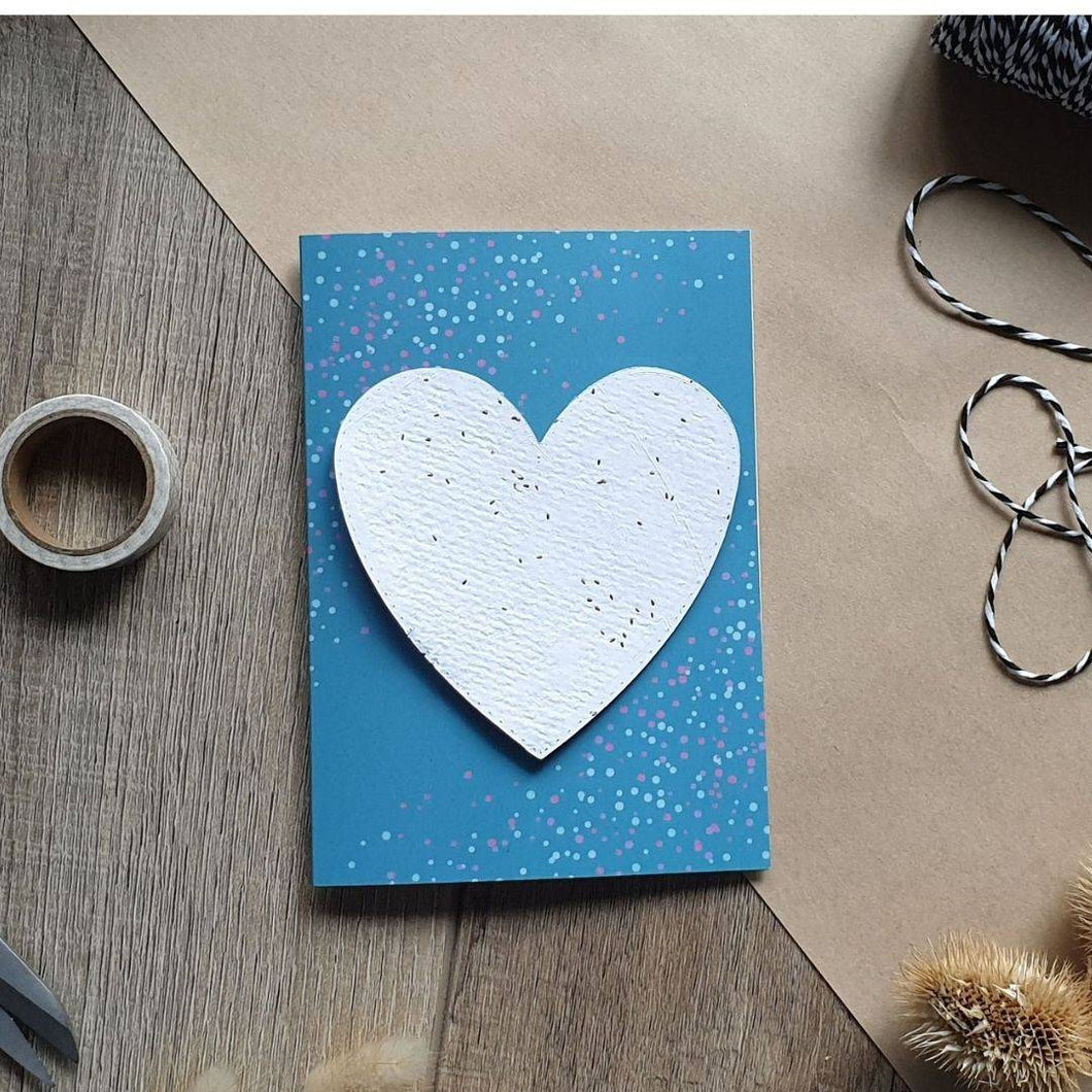 Living Card - Pack of 10 - Heart - aunty-amys.myshopify.com