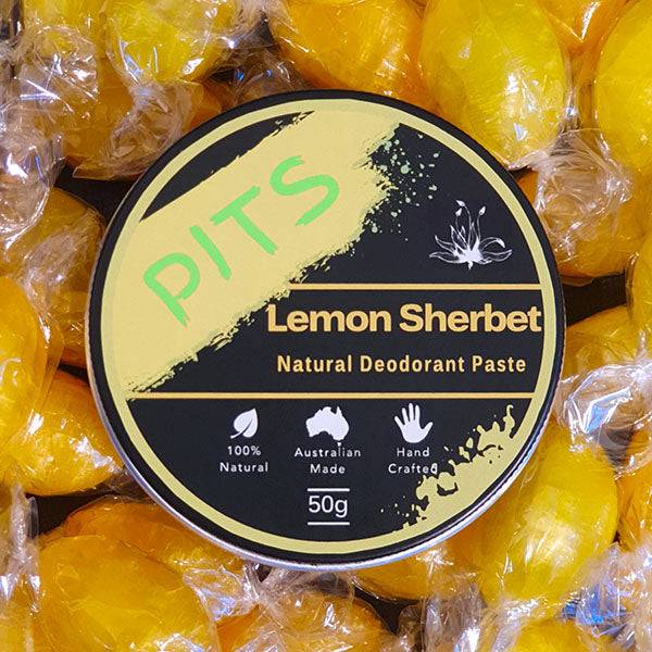 PITS Lemon Sherbet Deodorant - aunty-amys.myshopify.com